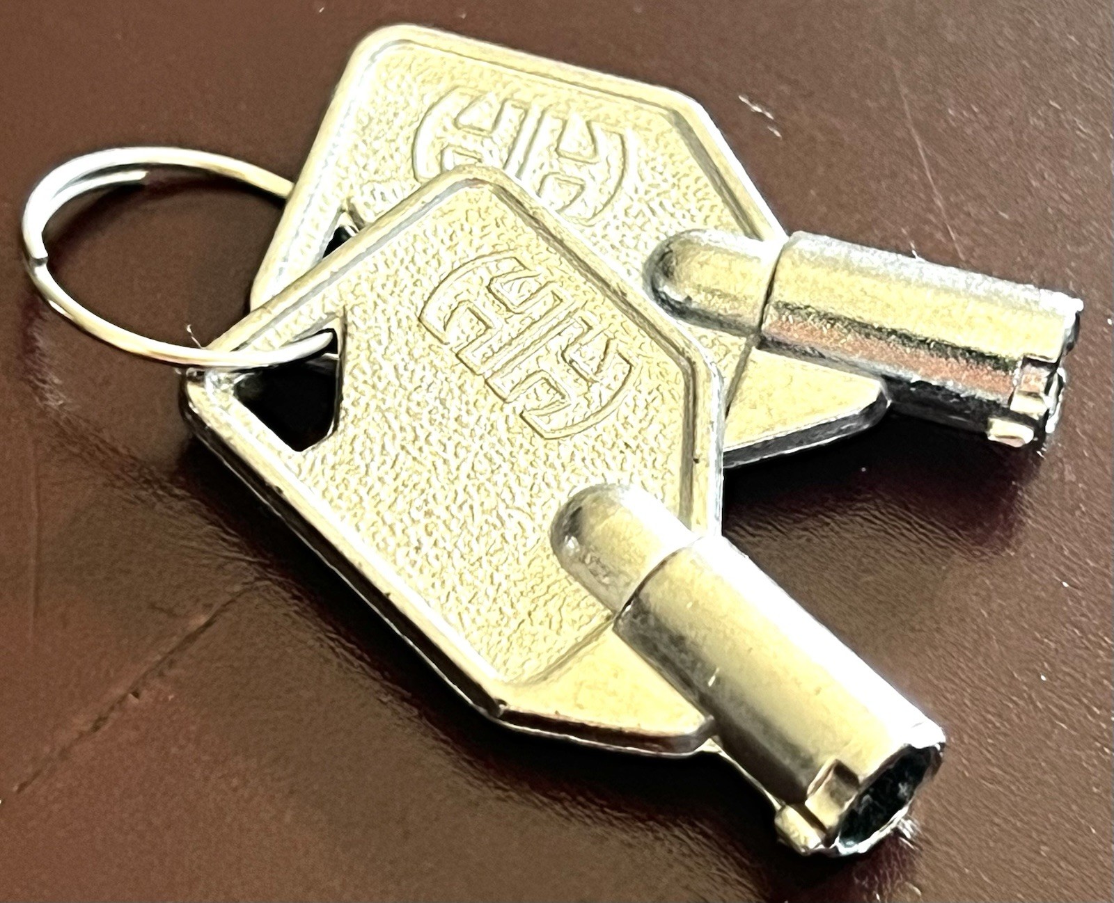 HH121 Tubular Barrel Lock Key Set of 2 Replacement Key