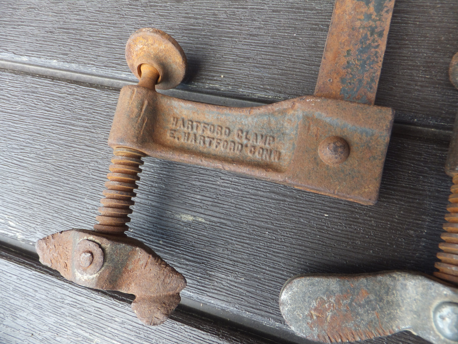 2 Vintage 18AN, 18CN, USA Hartford Clamp Co Conn. Adjustable Opens 11.25″