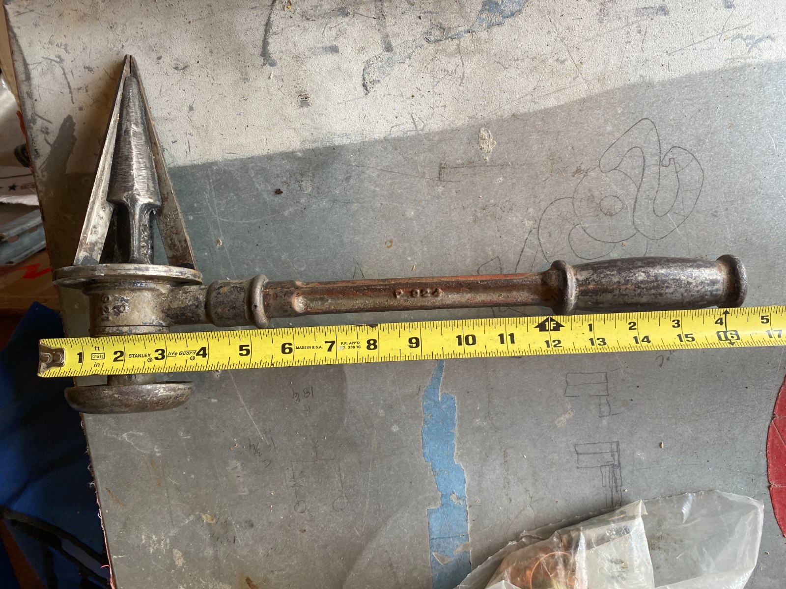 Vintage Ratcheting Pipe Reamer 921 Tool THE NYE TOOL & MACH WORKS Chicago 3”