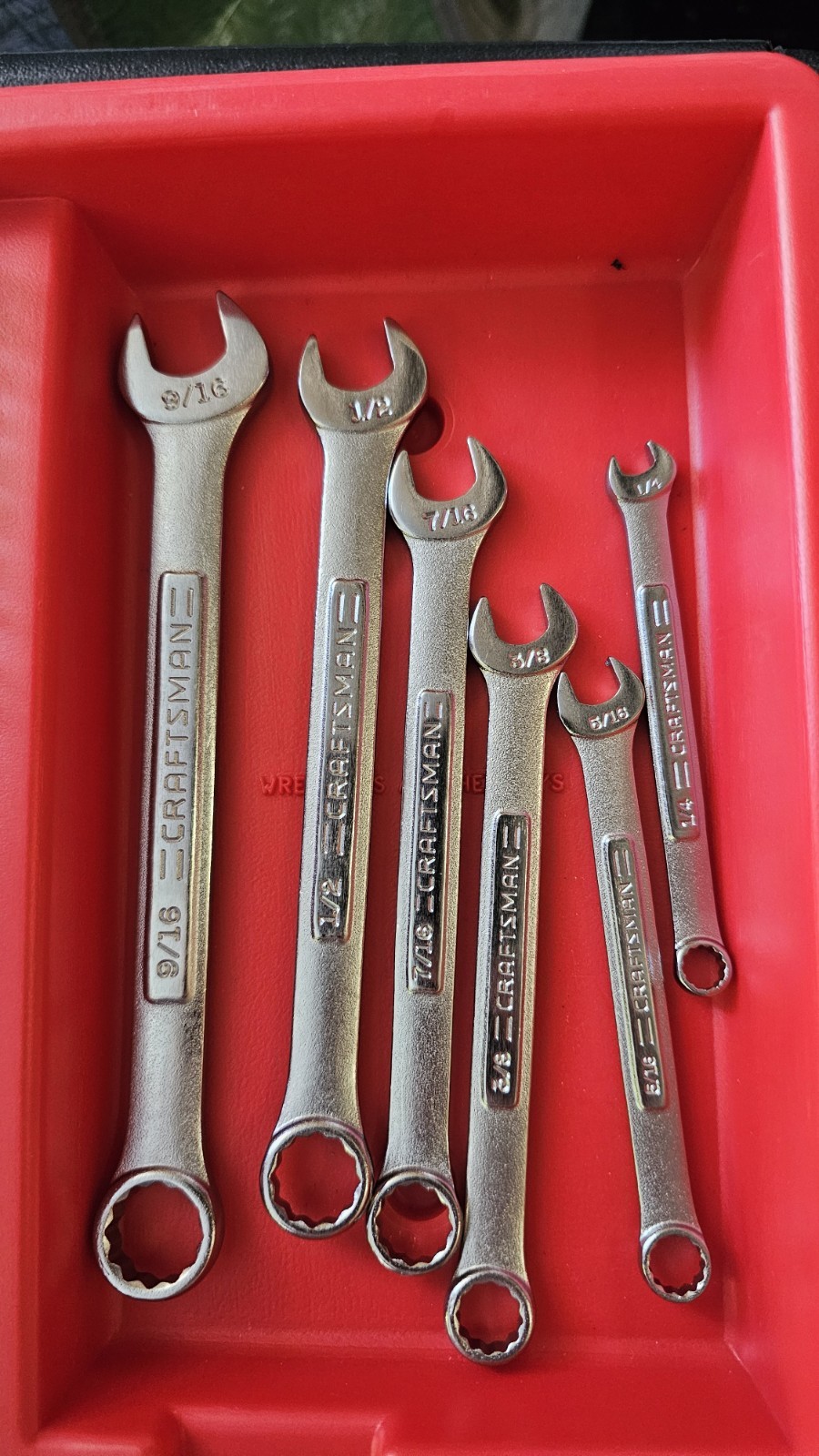MINT Sears Craftsman USA Nos 190pc 3 Drawer Mechanics Tool Set 33190 Socket Wren