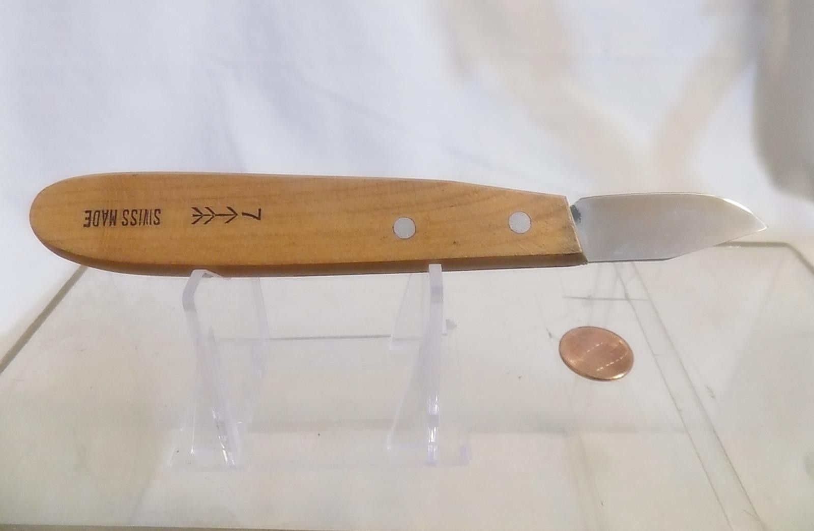 Swiss Made Pfeil Chip Carving Large Knife #7 1-1/2″ Cut 5.75″ Long