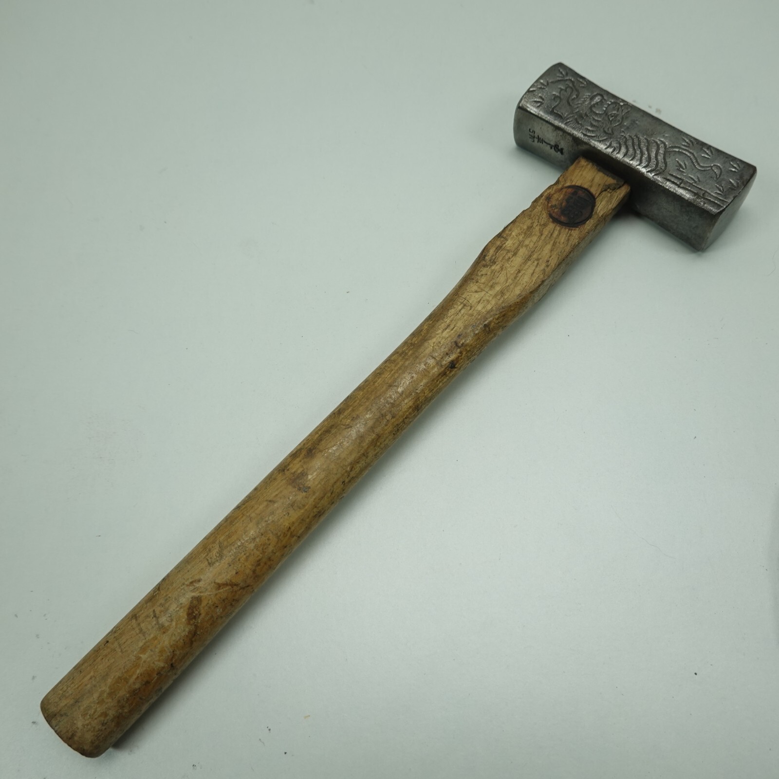 Japanese Dragon Tiger 570g Genno Hammer Wood Working Tool Japan #K597