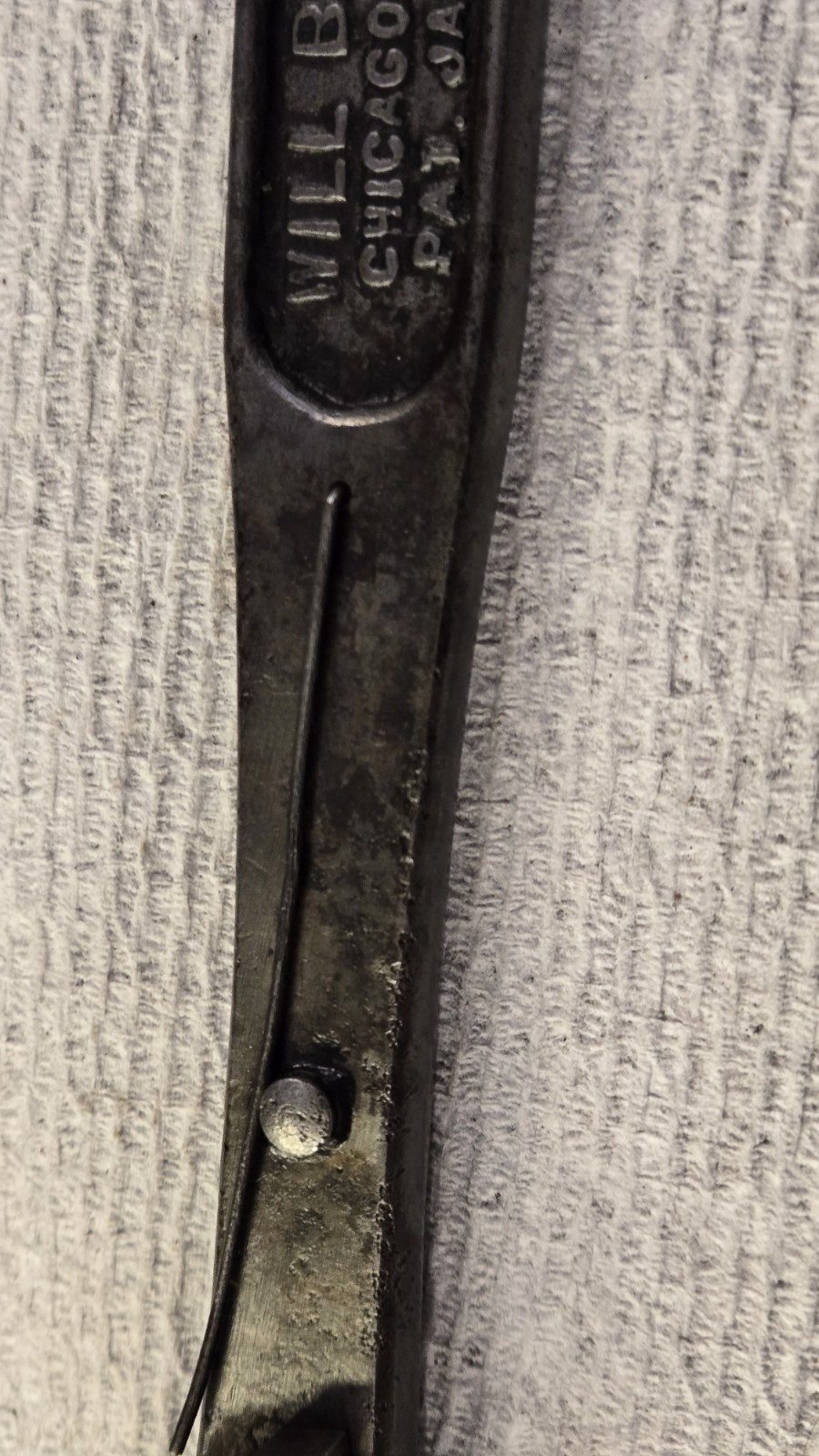 Antique Will B. Lane Patented Early Ratcheting Wrench Unusual