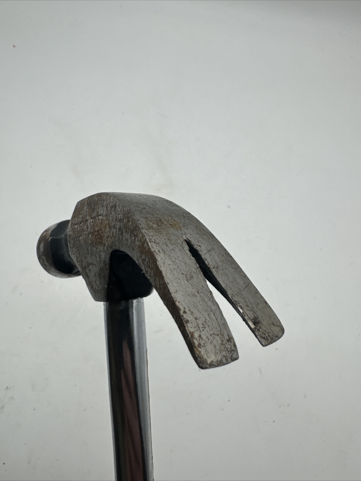 Vintage HELPING HANDS Drop Forged Claw Hammer Handle Smooth Face Made in USA