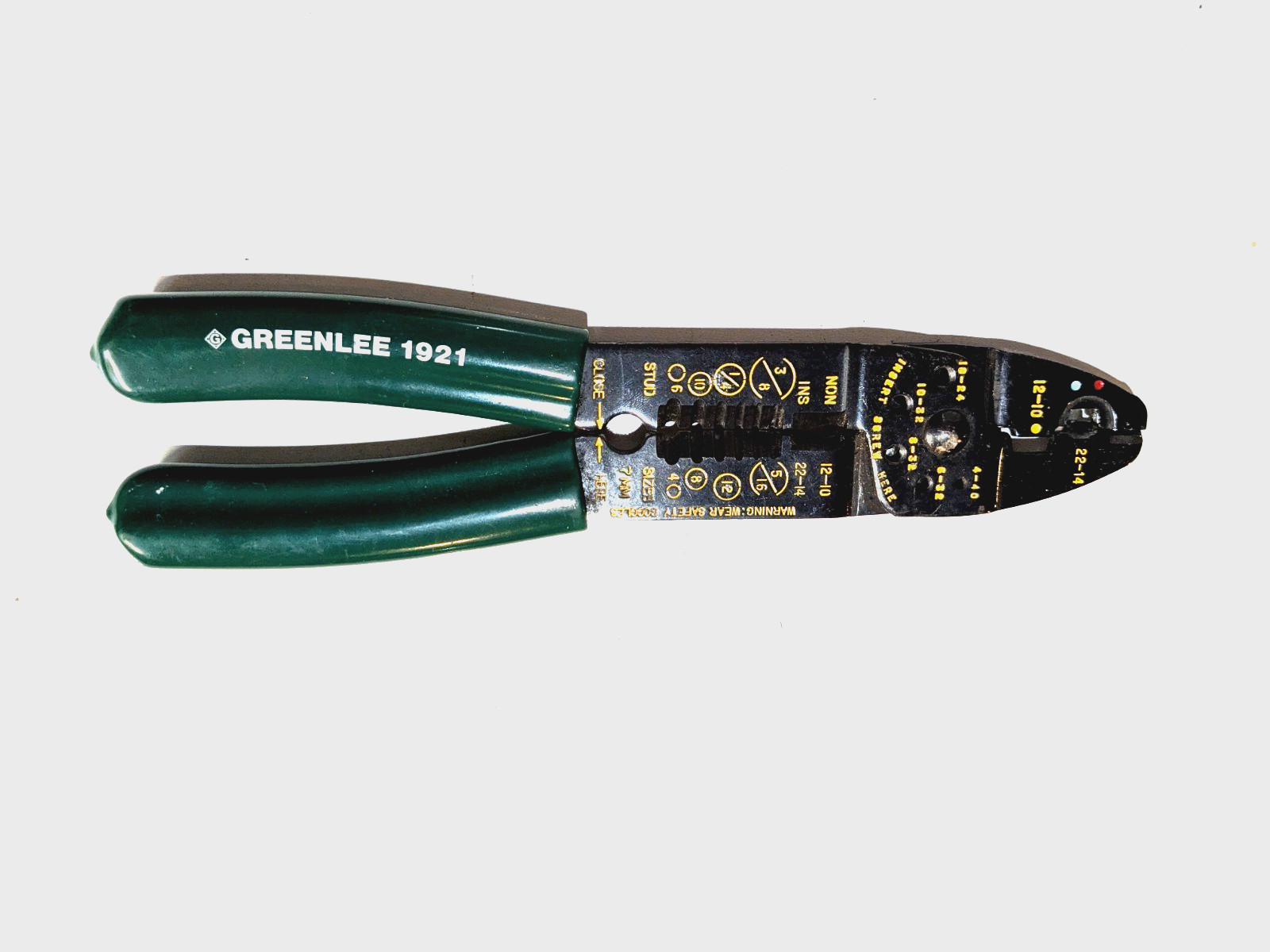 Greenlee 1921 Combination Wire Stripper/Cutter/Crimper electrical tool pliers