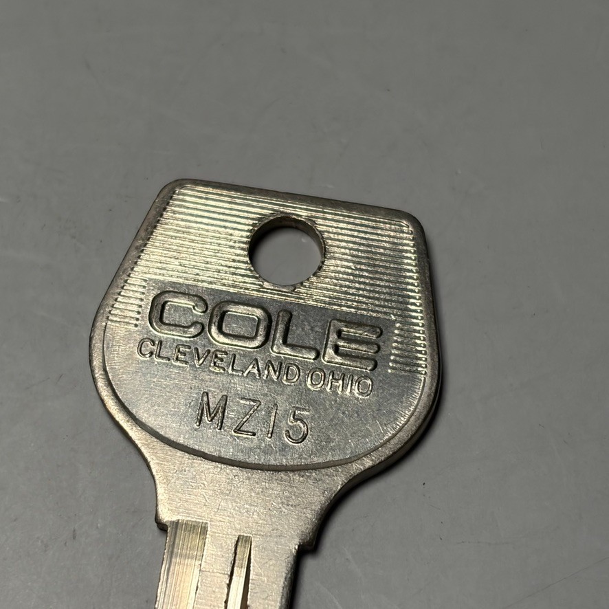 1- Cole National Key Blank M15 UNCUT Mazda Car Automobile Direct Replacement Fit