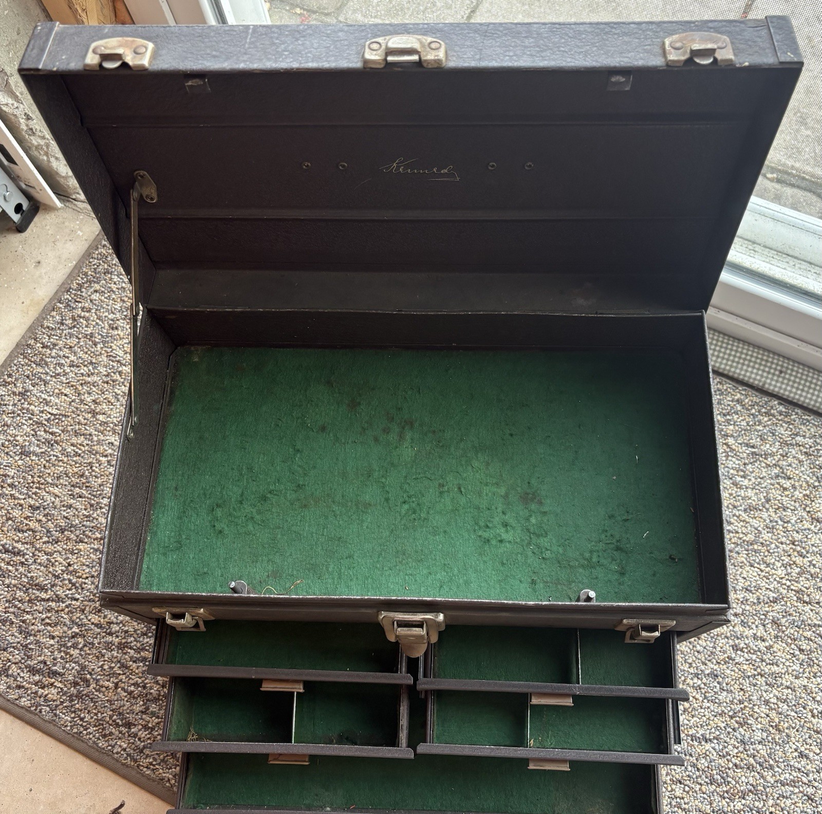 Kennedy Machinist Tool Box Chest 6 Drawer metal “Vintage”