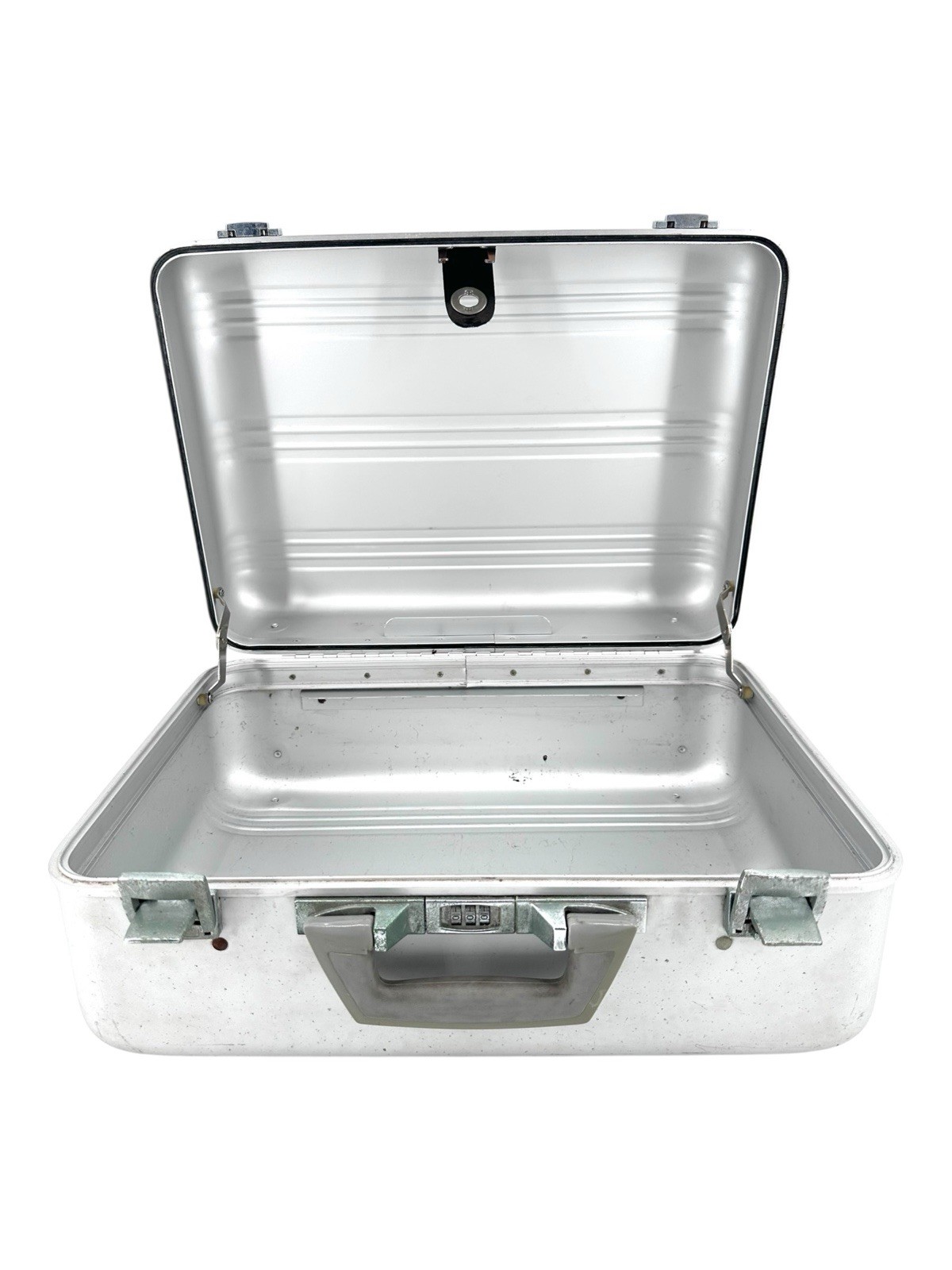 Vintage Aluminum Briefcase Suitcase Tool Case W/Snap-On Tool Pallet Insert *SEE