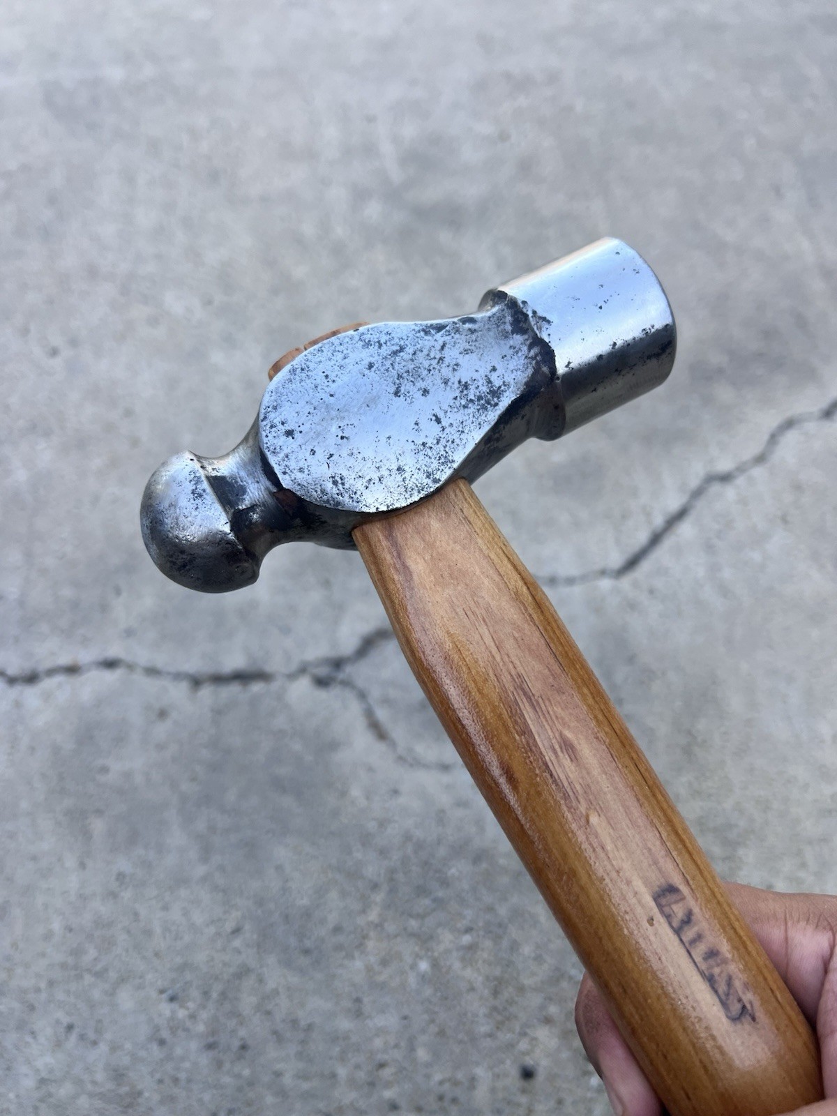 Bad-Hammer 2.7lb Unbranded Ball & Peen Hammer w/ Custom 16.5in Hickory Handle