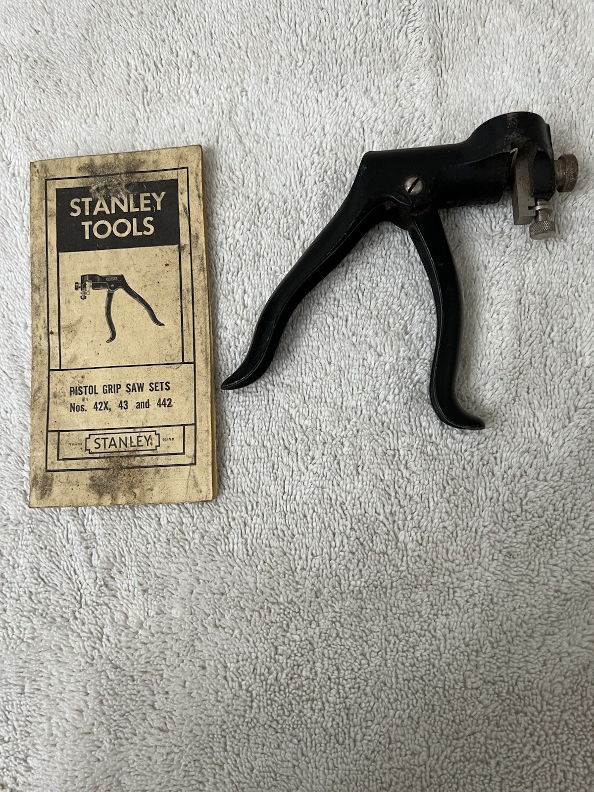 NEW UNUSED Vintage STANLEY No. 42X Adjustable Saw Set