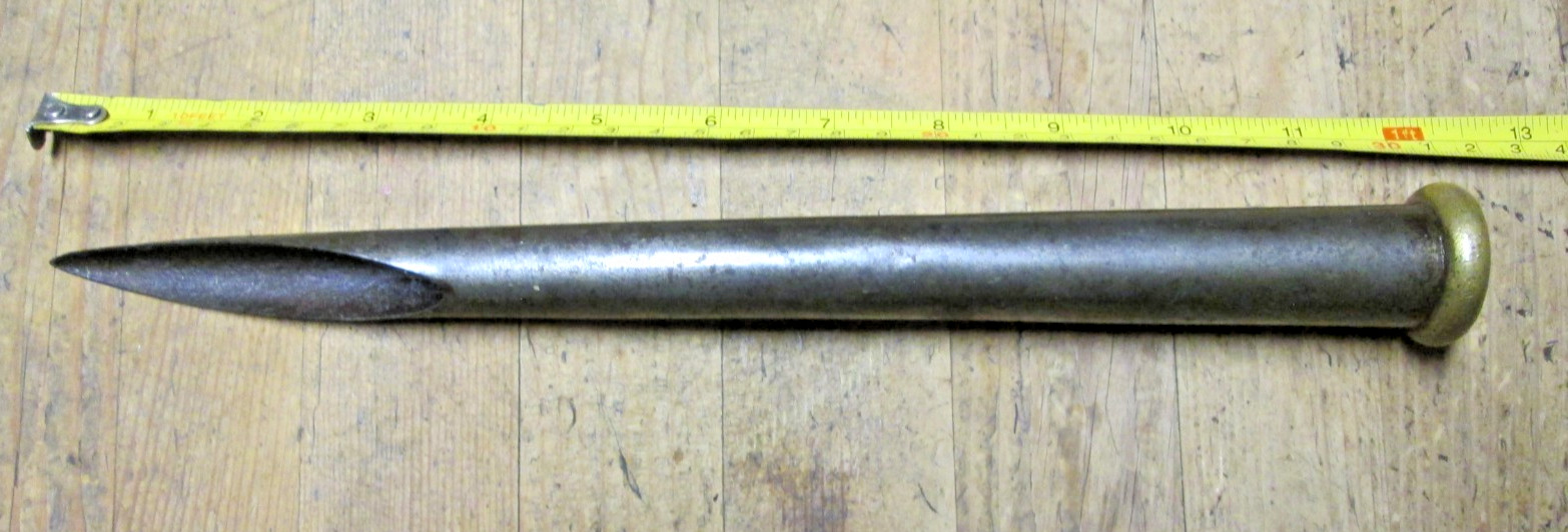 antique vintage sample core plug testing metal tool
