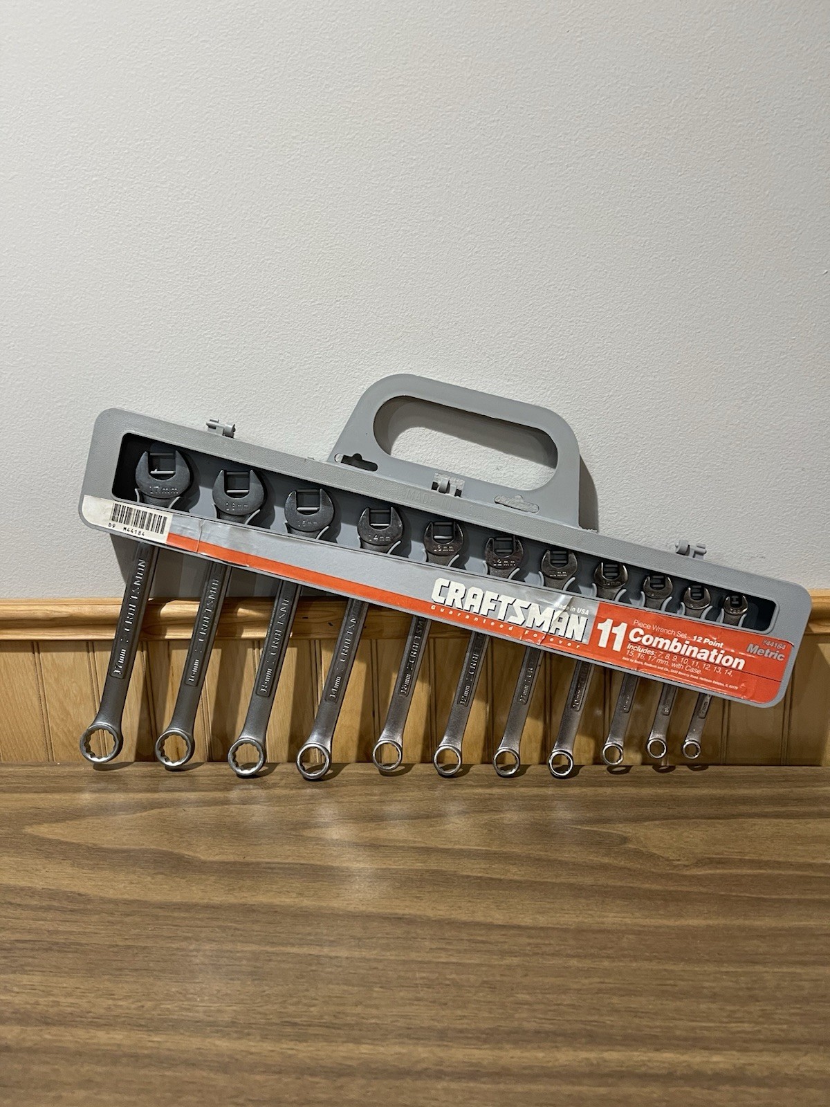 SEARS CRAFTSMAN VA USA 11Pc METRIC Combination Wrench Set 44184 7-17mm NOS