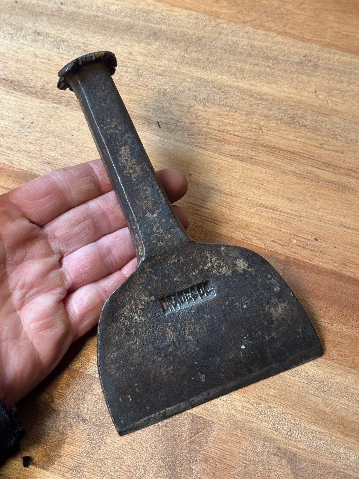 Vintage c.1900’s Early BRADES CO. Brick Bolster Chisel Made in England Masonry
