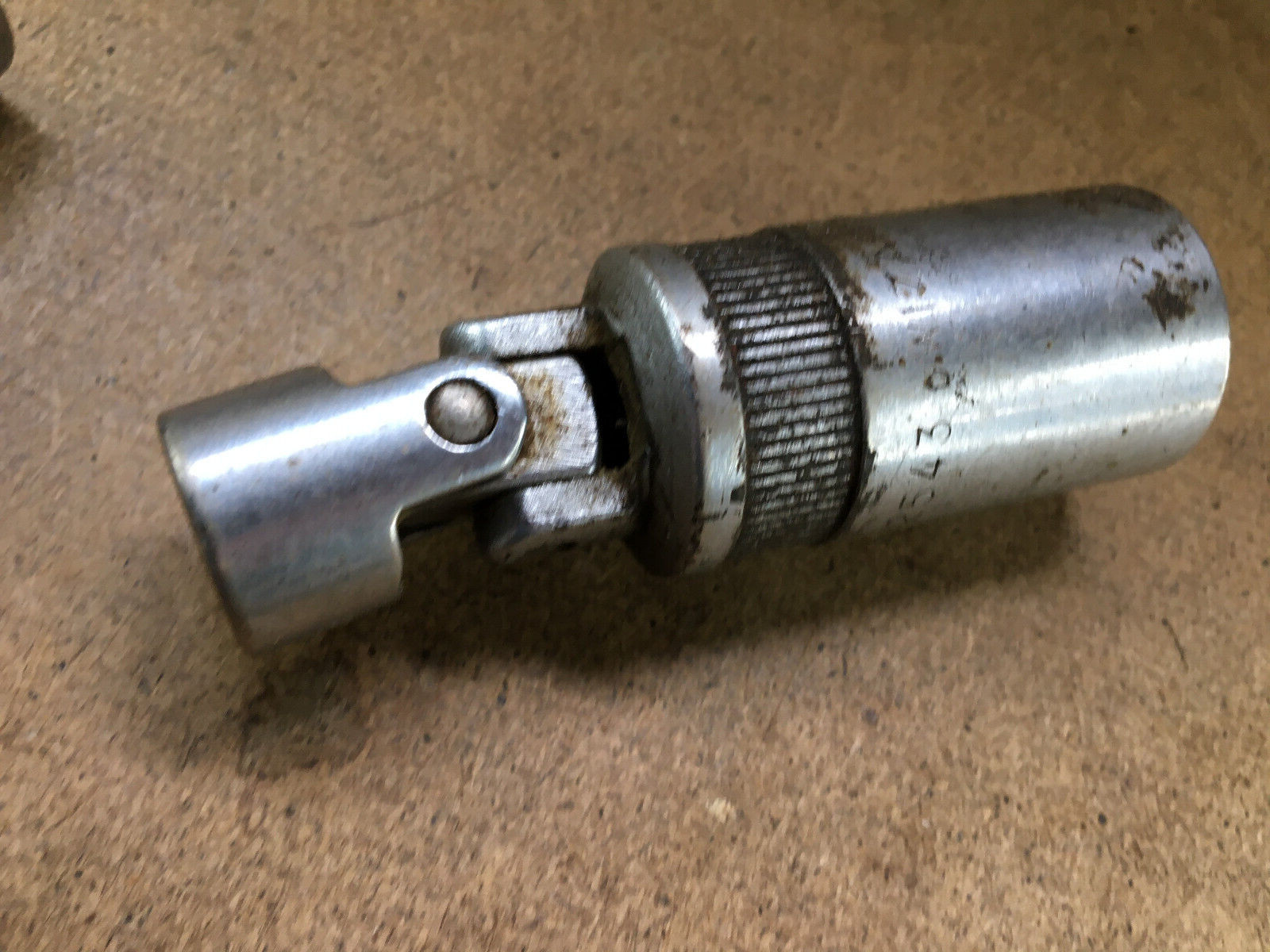Vtg 3/8″ Drive Flex Sockets. Swivel. 3/8″ To 13/16″ And 3 Adaptors. Wizard.