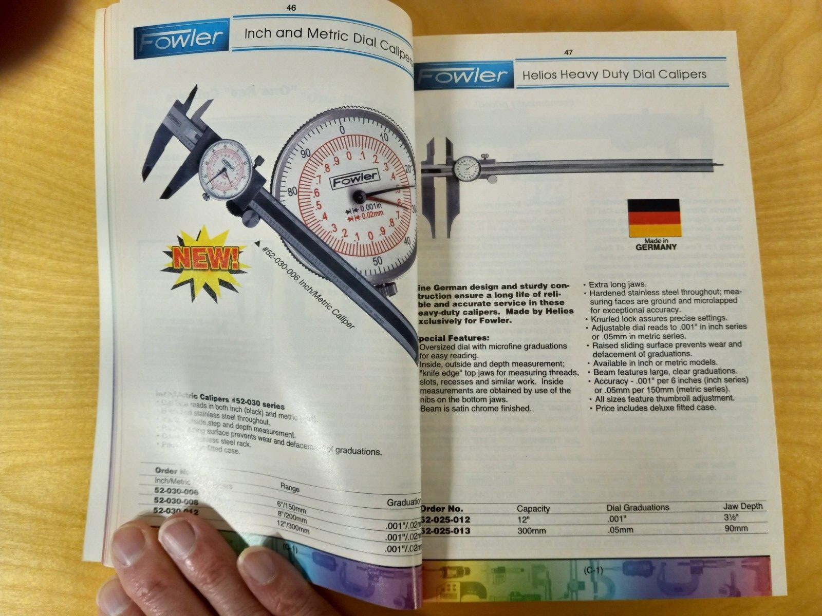 Fowler Quality Measuring Instruments & Precision Tools Catalog No. 2200, 576 pgs