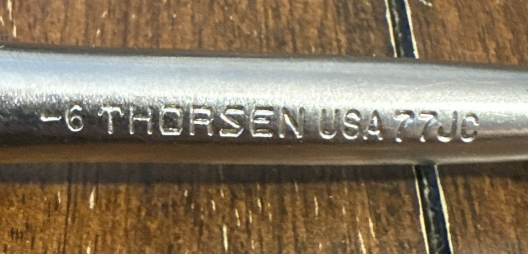 Vintage Thorsen 77JC Ratchet 3/8″ Drive Mfd. USA