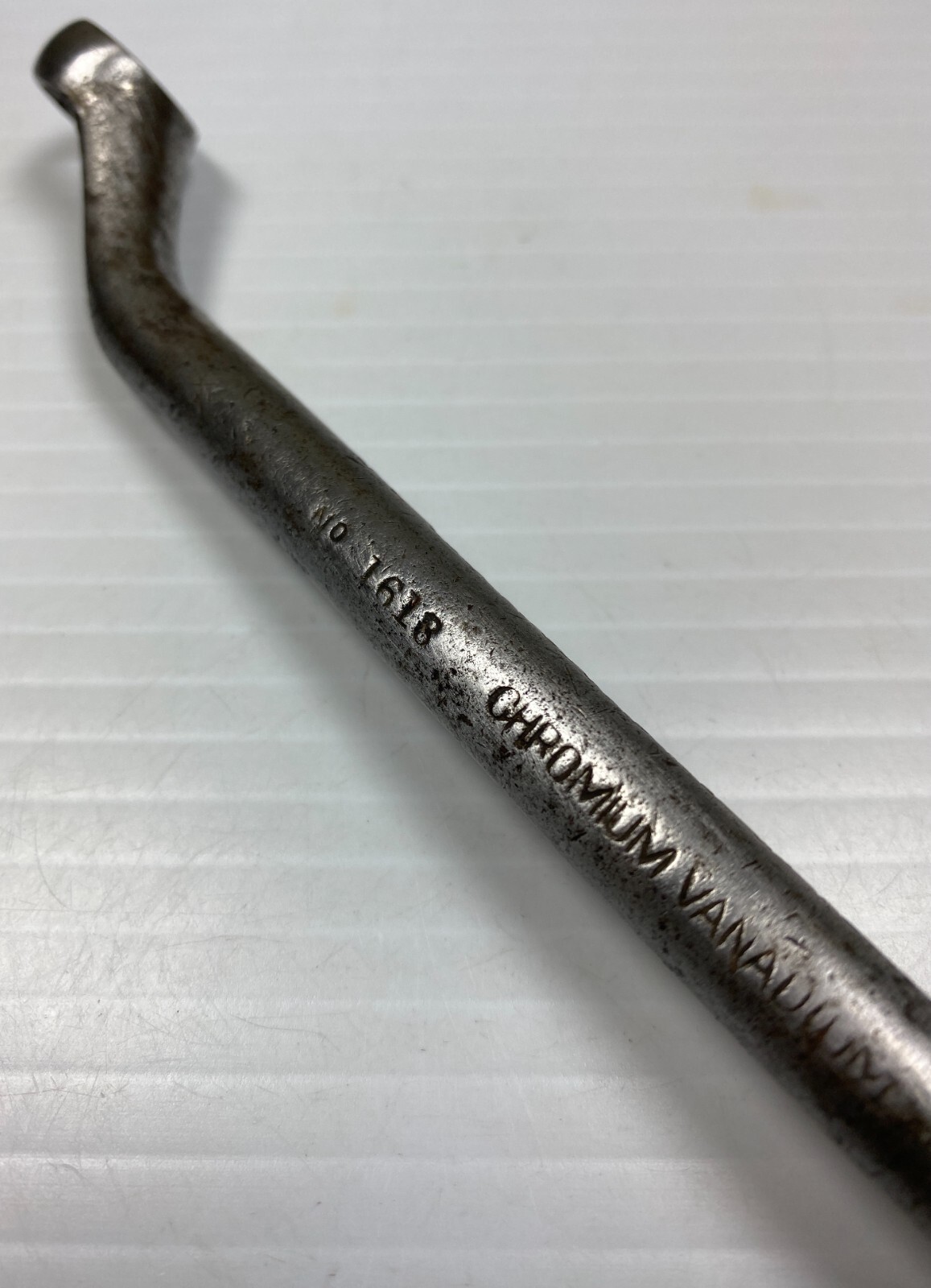 Vintage BOG MFG. Chicago No. 1618 – 1/2″ x 9/16″ Double Box End Wrench USA Tool