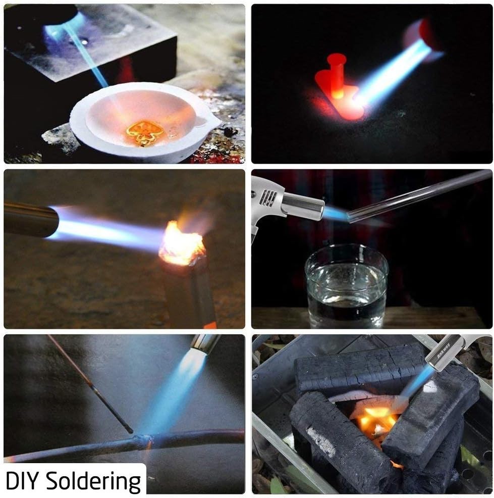 Professional Chef Cooking Torch – Adjustable Flame, Compact & Portable Design