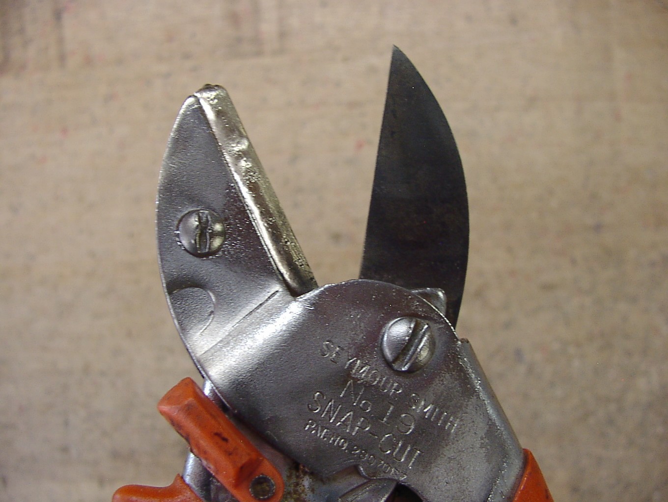 Vintage Seymour Smith & Son U.S.A No 19 Snap-Cut Anvil Pruners,8″,Very Good Cond