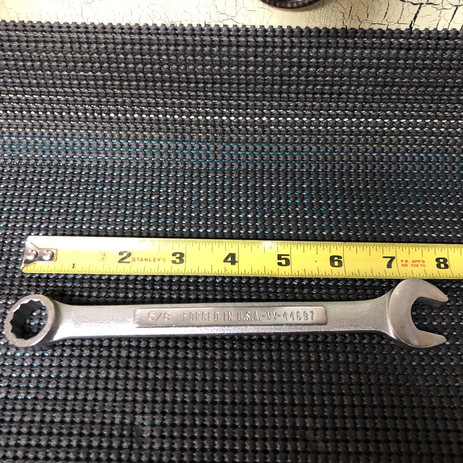 Vintage CRAFTSMAN -VV- 44697 COMBINATION WRENCH 5/8 inch 12 point USA TOOL