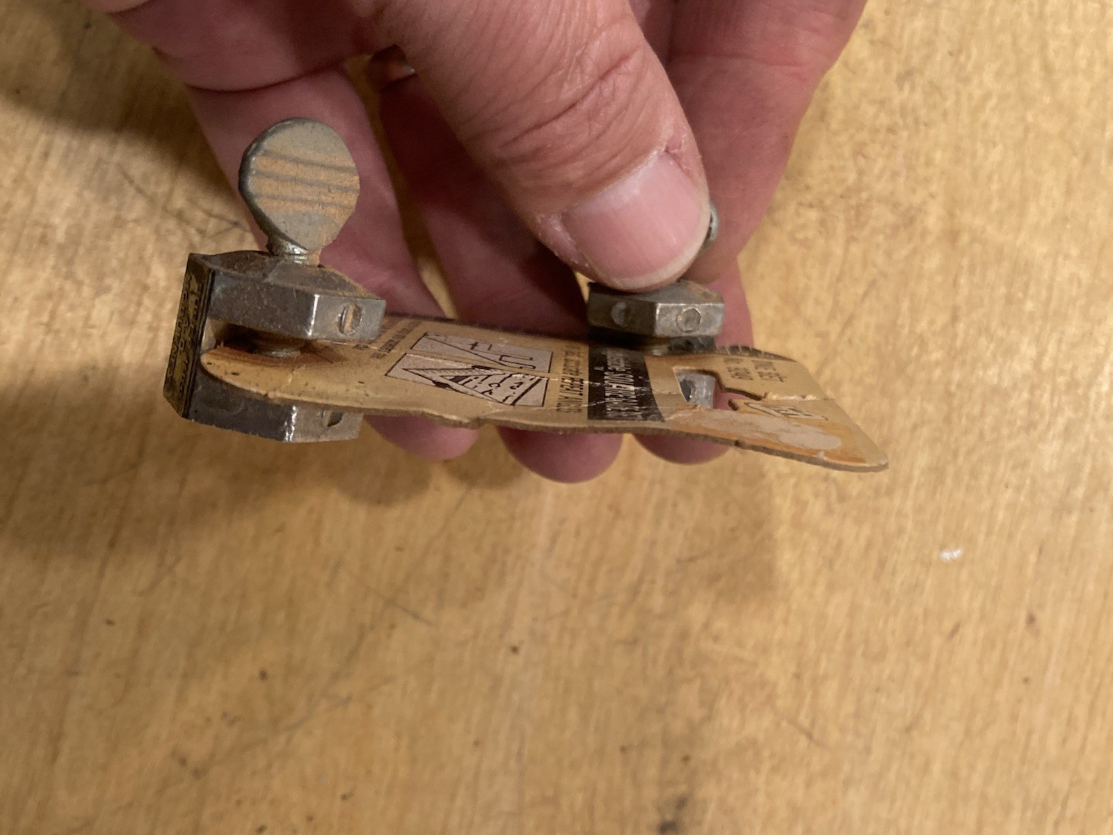 Pair Vintage Adjustable Clamp Co Square Gauge Stair Gage 9249