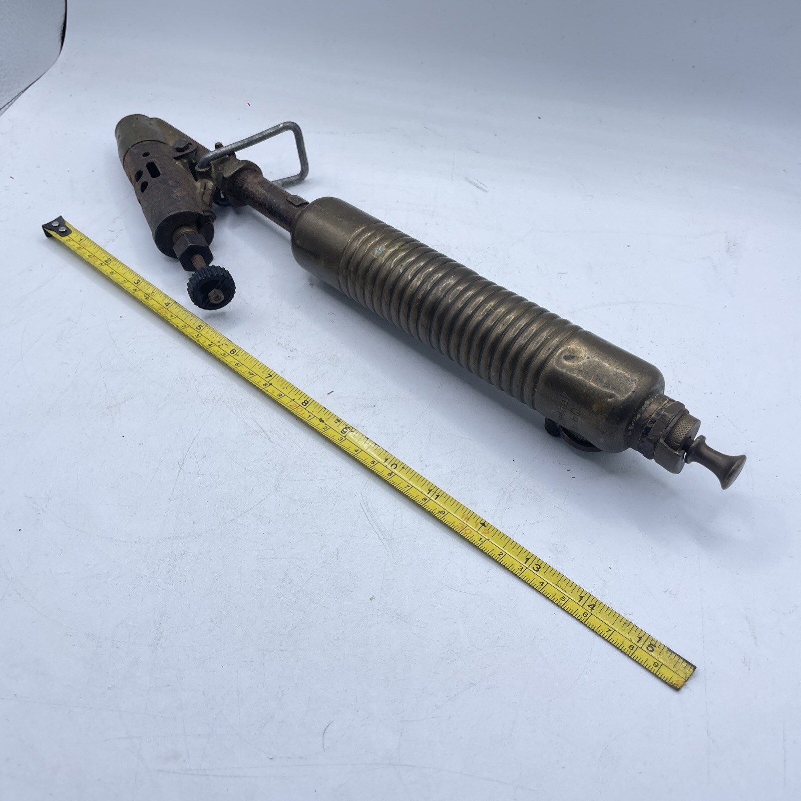Blow Torch G. Barthel Benzin Brass Spirit Vintage German Untested Gr.61
