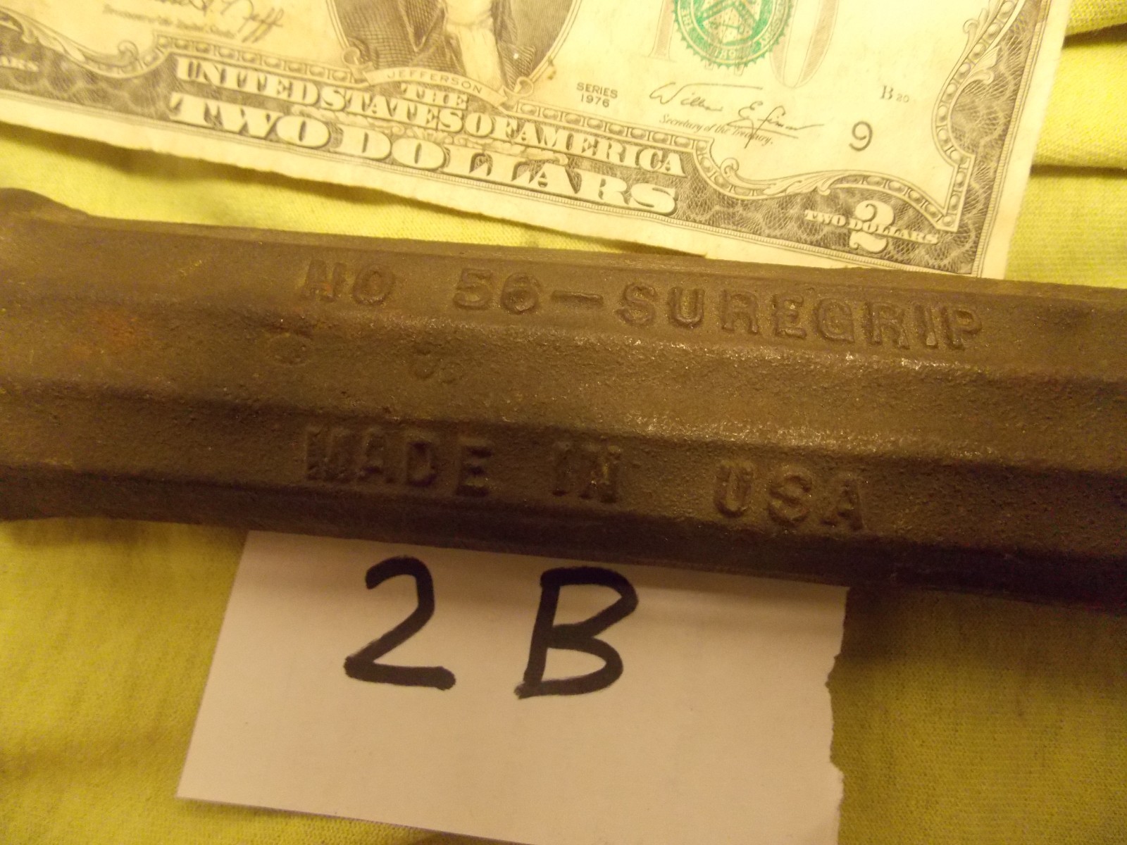 Vintage Crescent Bridgeport No. 56 Suregrip Nail Puller Iron FREE ship After1