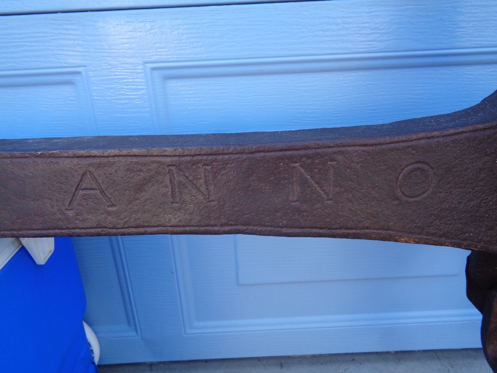 ANNO 1645 Forged Iron 17TH Century Waag Beam Scale WITCHES CHEESE 381 Years Old