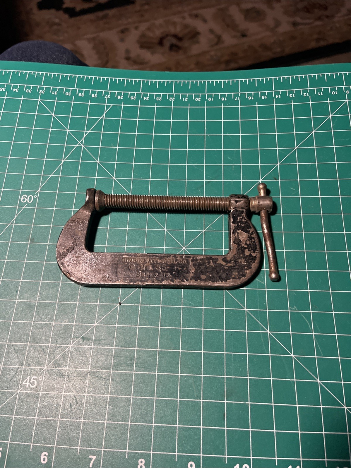 Vintage Cincinnati Tool Co. No. 55 Super Jr. Forged Steel C -Clamp USA FREE SHIP