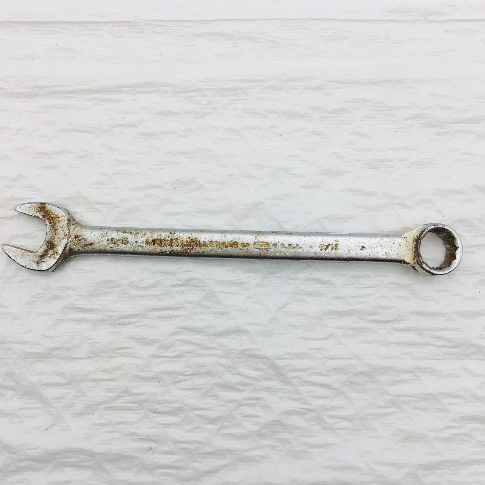 Challenger by PROTO 6118 9/16″ 12-Point Combination Wrench Vintage U.S.A.