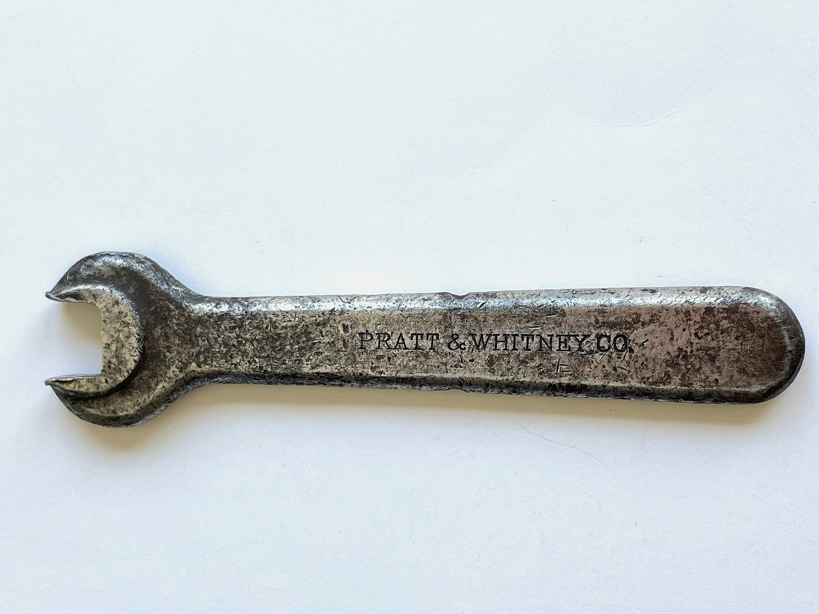 VINTAGE PRATT & WHITNEY AIRCRAFT 1201 1/2″ SQUARE OPEN END WRENCH