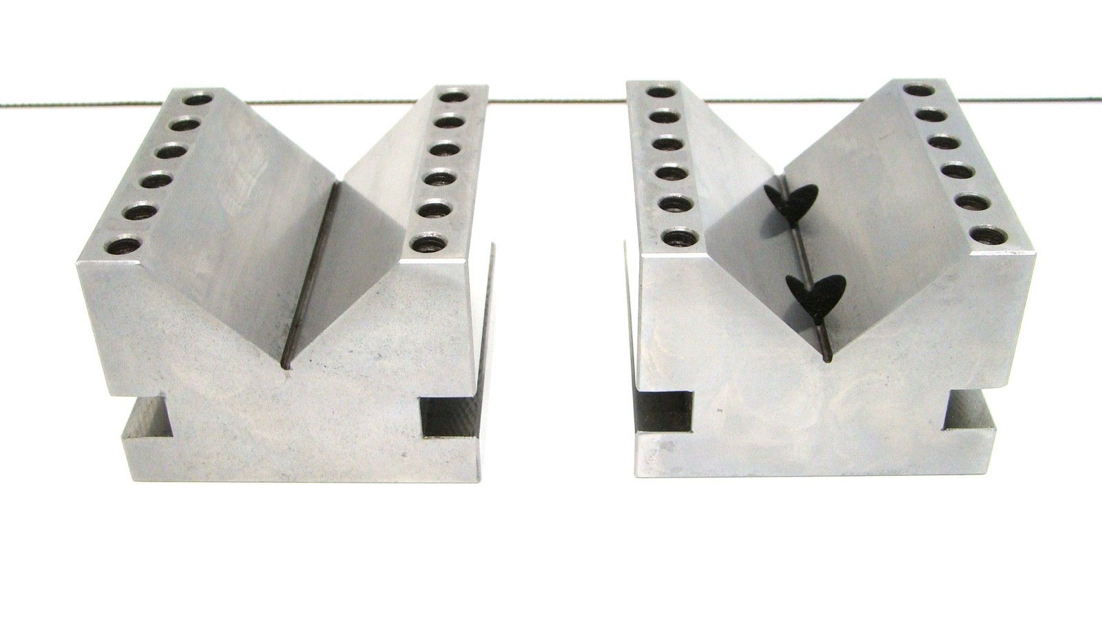 Precision V Block Set- Machinist- Toolmaker- Small – 3″ L x 3″W x 2-1/4″H