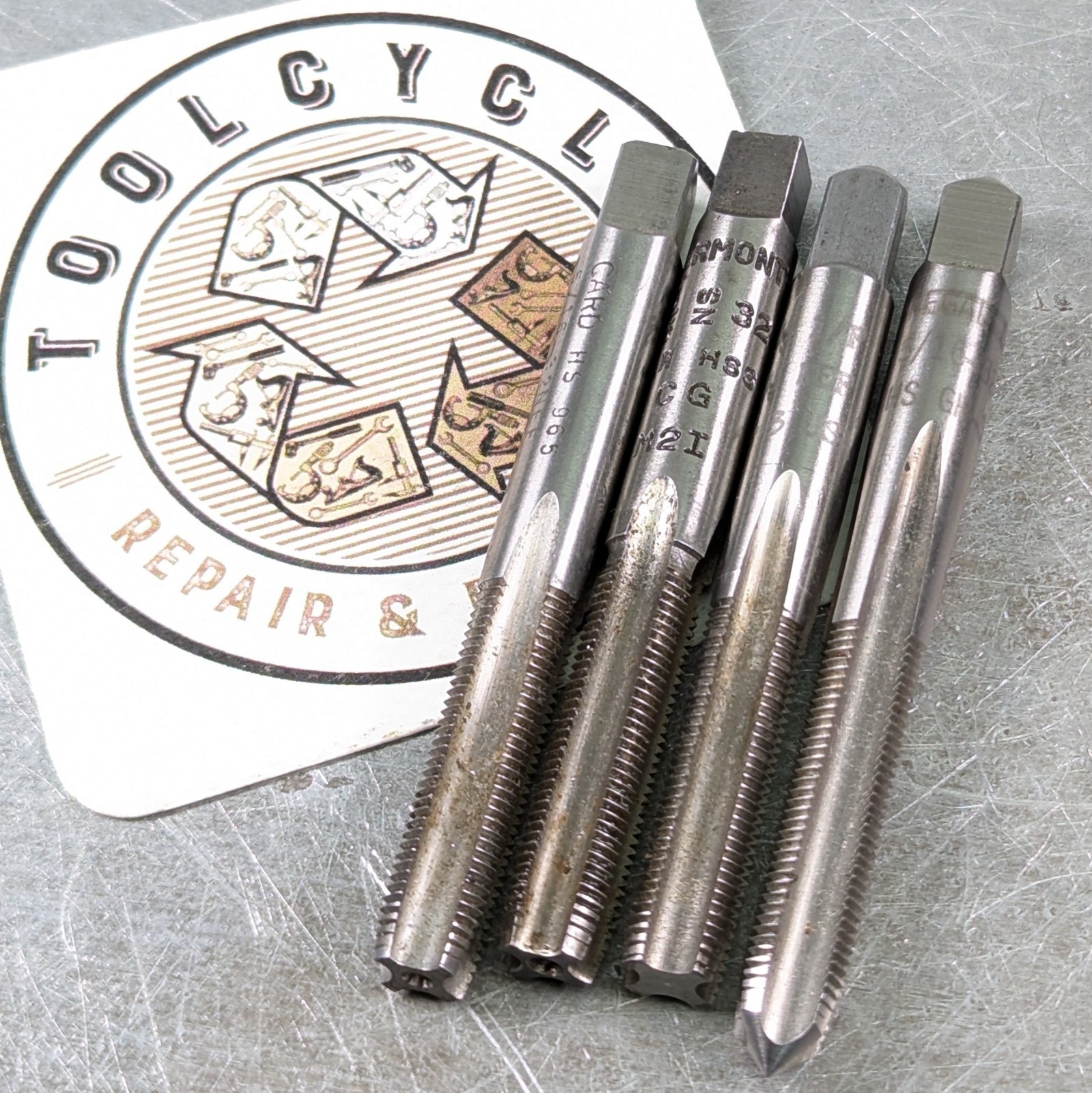 4 Taps 5/16-32 NS NEF 4-Flute Sharp! Regal Card USA HSS Machinist Toolmaker§056
