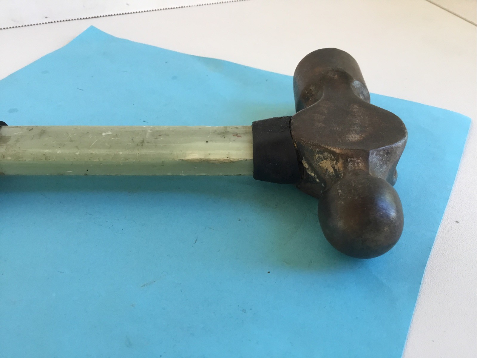 Ball Peen Hammer 12″ Fiberglass Handle & Rubber Comfort Grip 2.12 pound