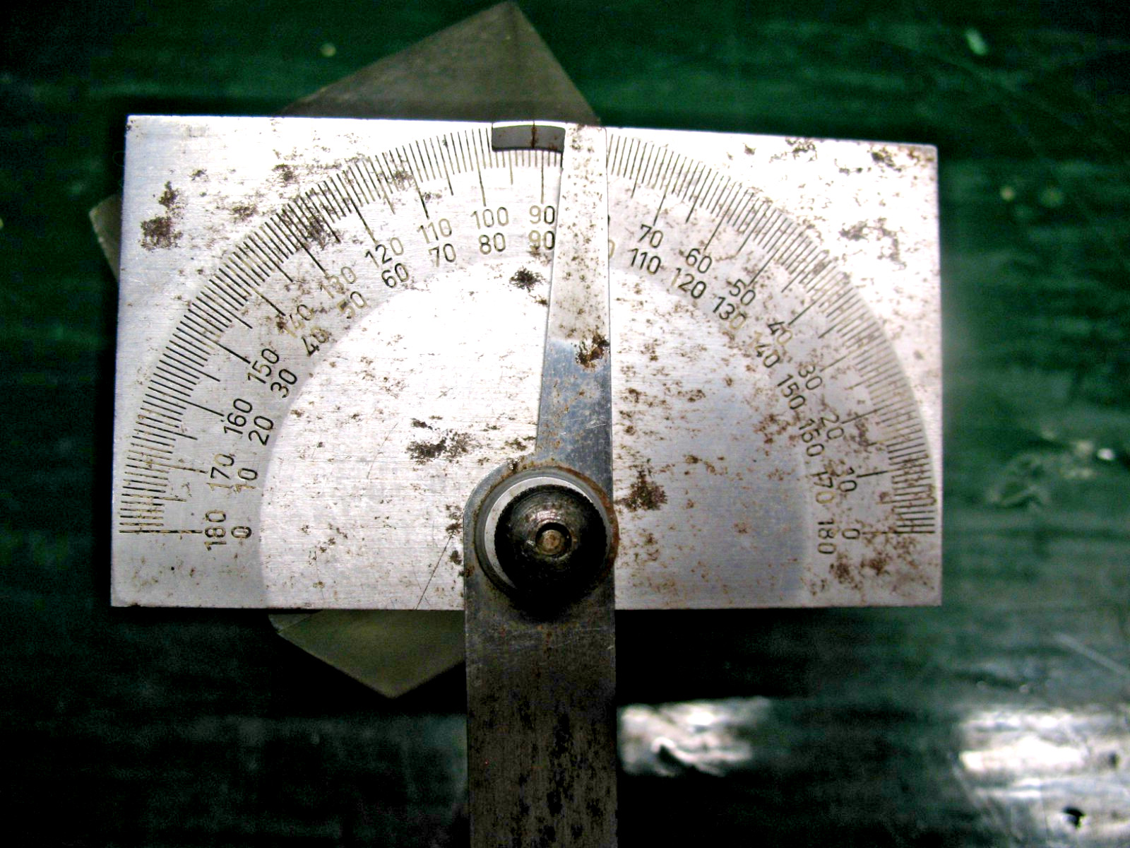 HELIOS PROTRACTOR MACHINIST ANGLE GAUGE VINTAGE ORIGINAL GERMANY