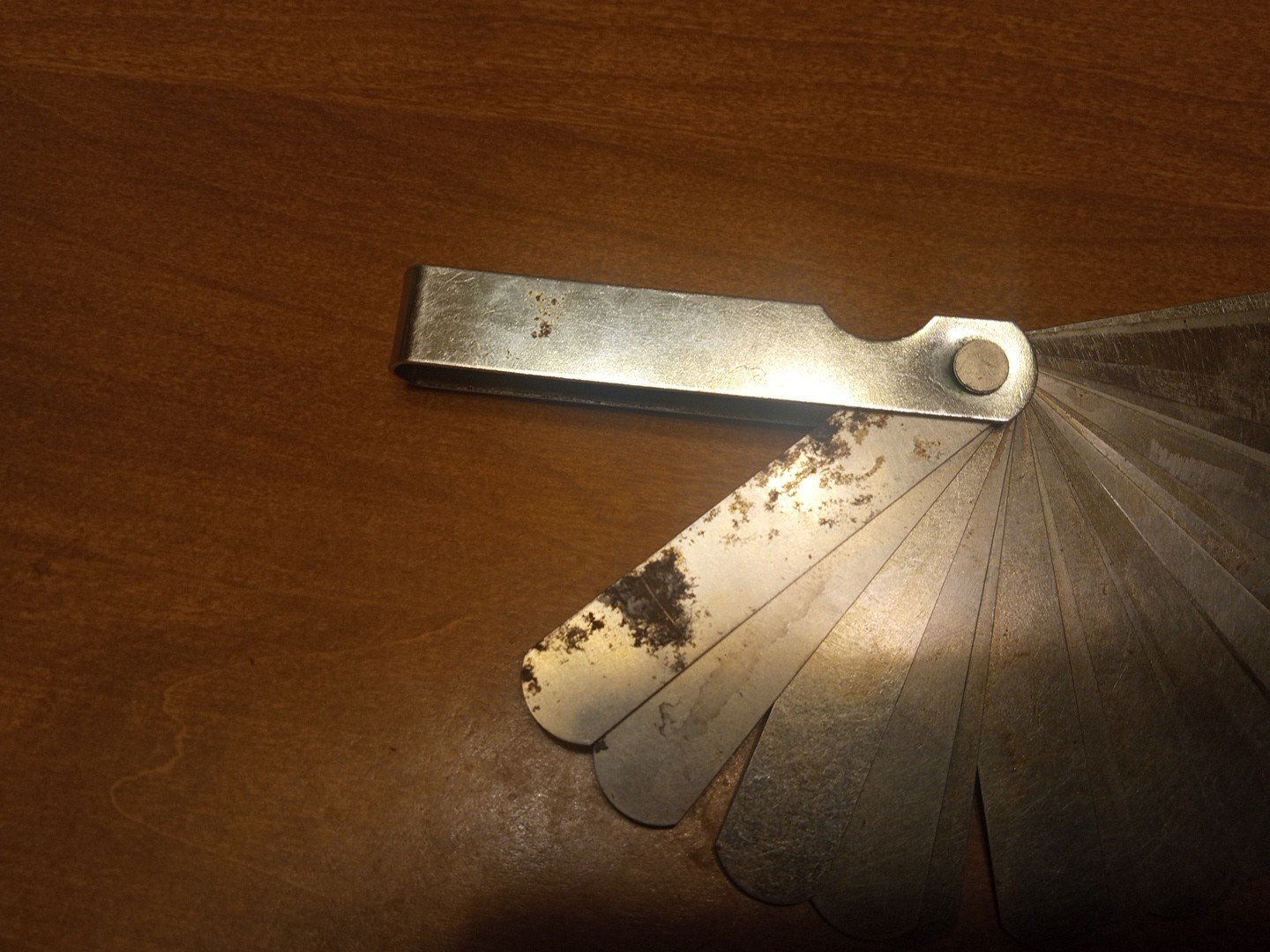 Vintage OEM 26 Blade Master Feeler Gauge USA Perfect Usable Condition