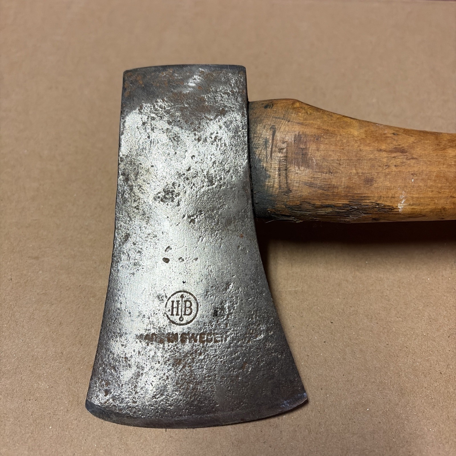 Vintage HB Hults Bruk Hatchet 0.6kg 1 1/4 MADE IN SWEDEN