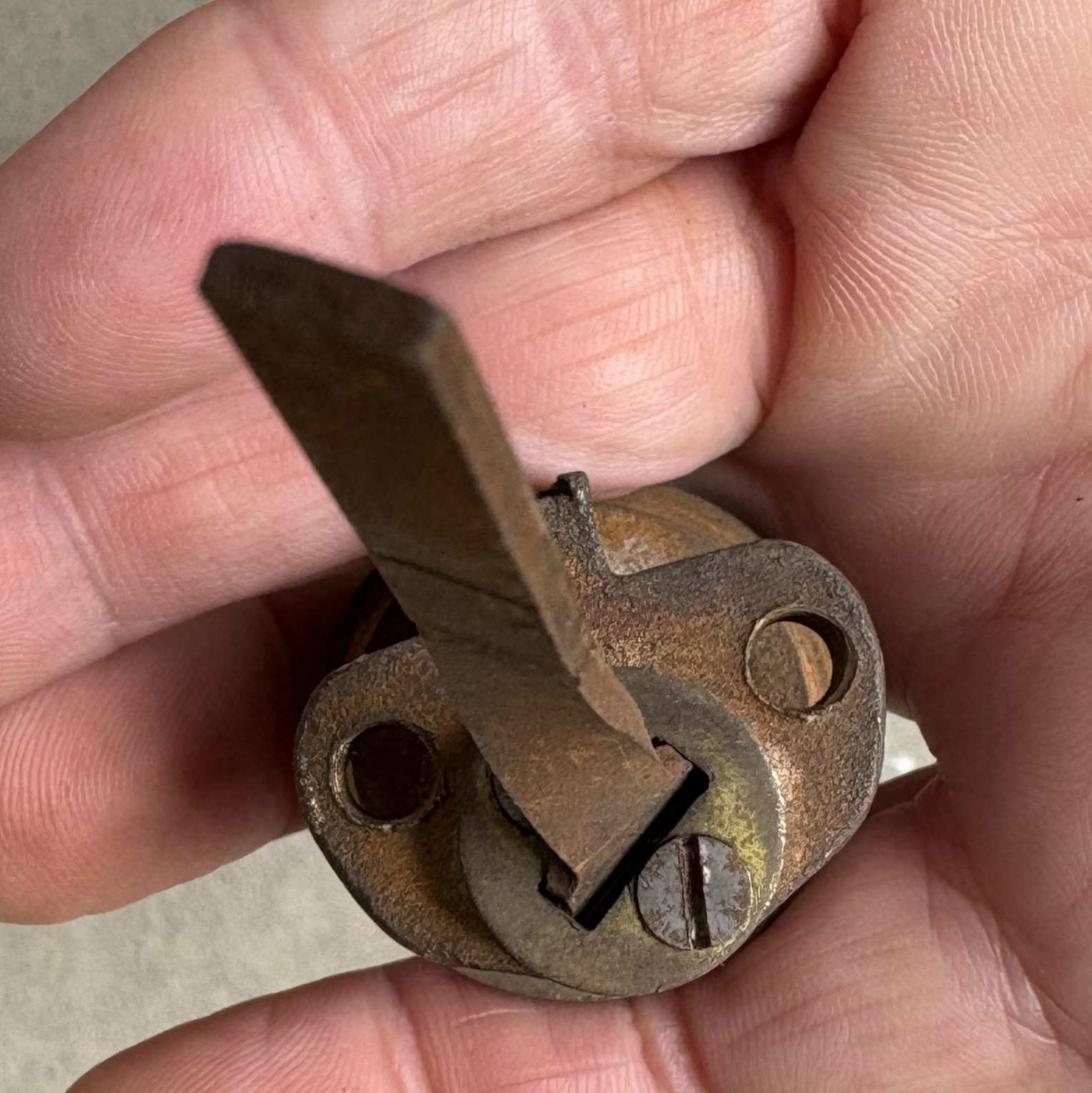 Vintage Segal Lock Cylinder With Key