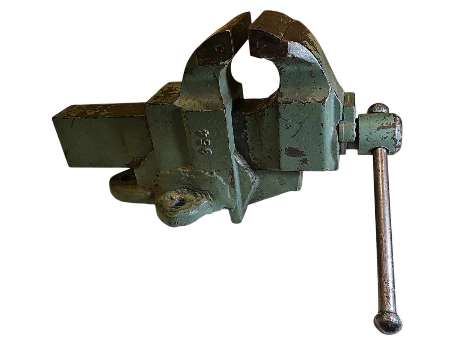 Vintage Chas Parker Co 954 Bench Vise Meriden CT – 4″ Jaws