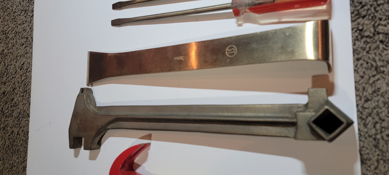 Safety Tools Non Sparking Non-Magnetic Scraper, Screwdrivers, Hammer,Wrench Lot