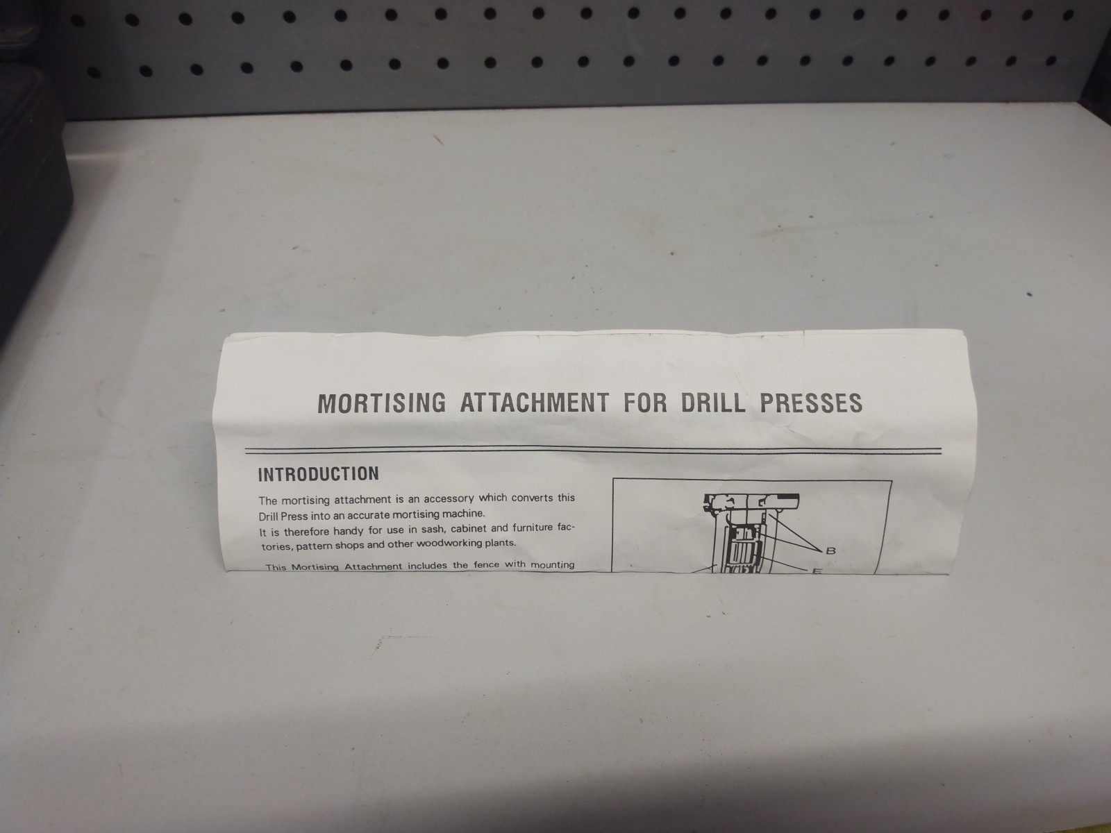 Wood Mortising Chisel Kit W/4 Piece Mortising Chisels & Bits