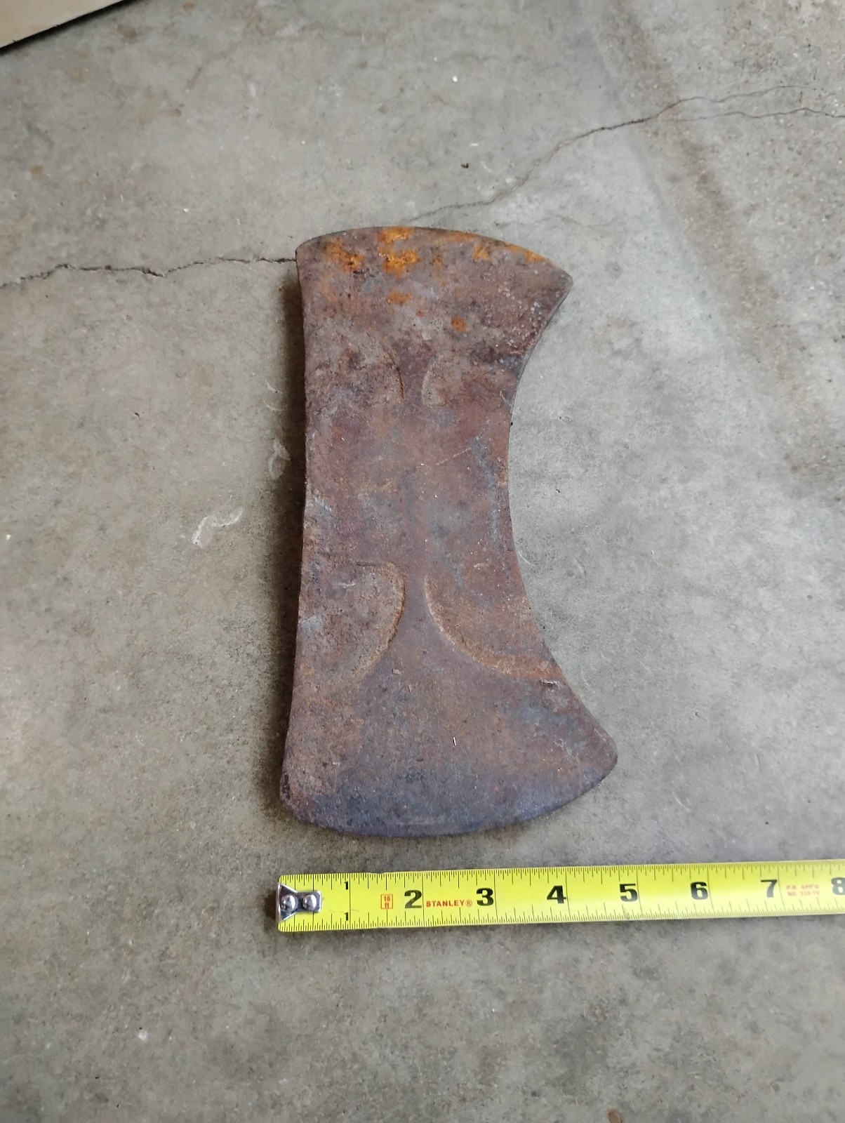 POWR KRAFT Double Bit Axe Head 3-1/2 pounds Phantom Bevel Ribed Eye