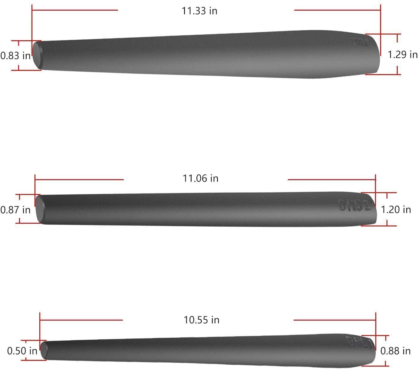 Blacksmith Knifemakers Tomahawk Large Hammer Mouse Axe Eye Drift Tools Set 3Pcs