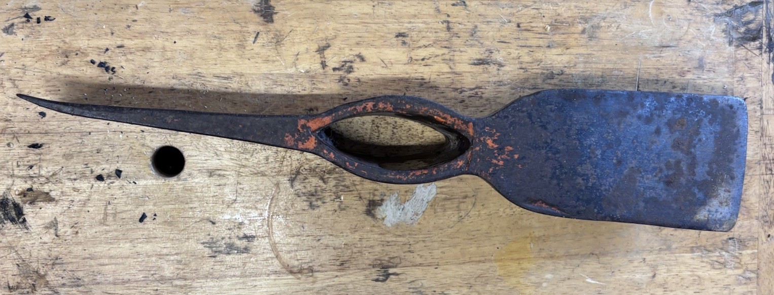 Vintage Drop Forge Axe Mattock 14 In. Long 2.5lb. Head
