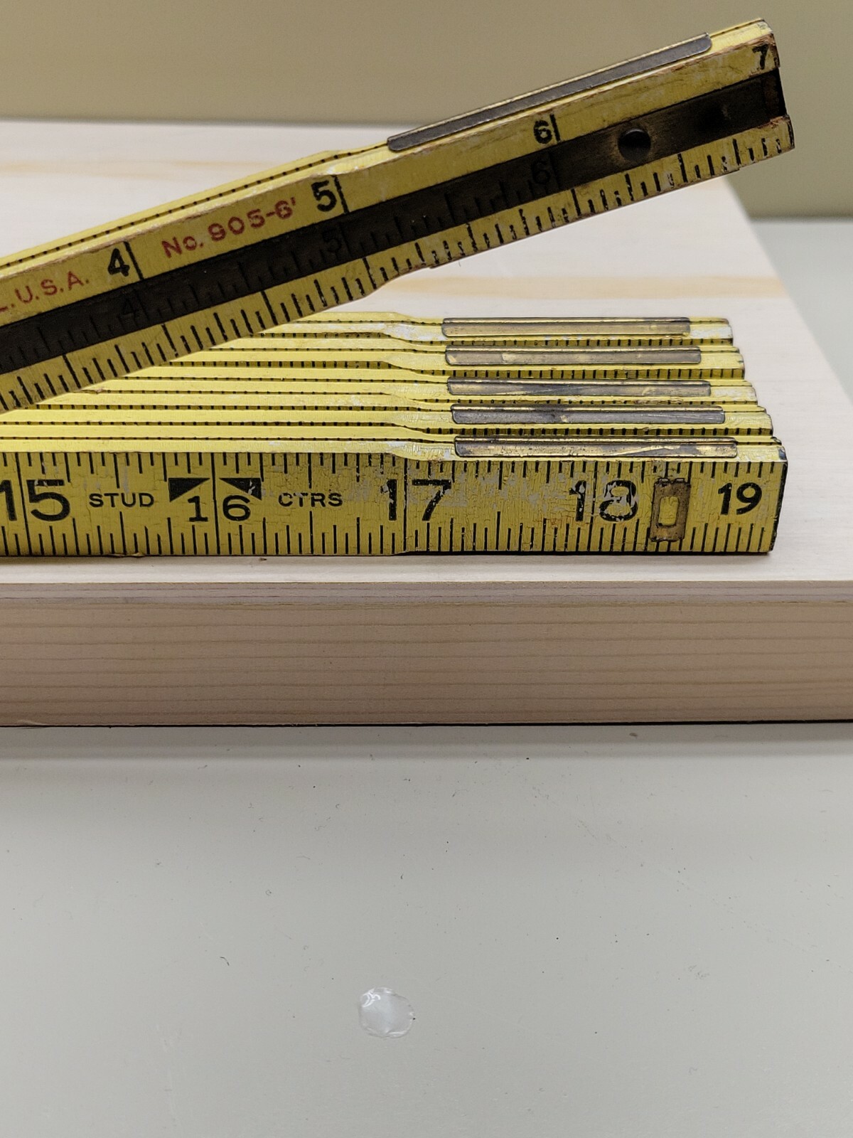 M. Klein & Sons Inc. No. 905-6′ Wooden Rule USA