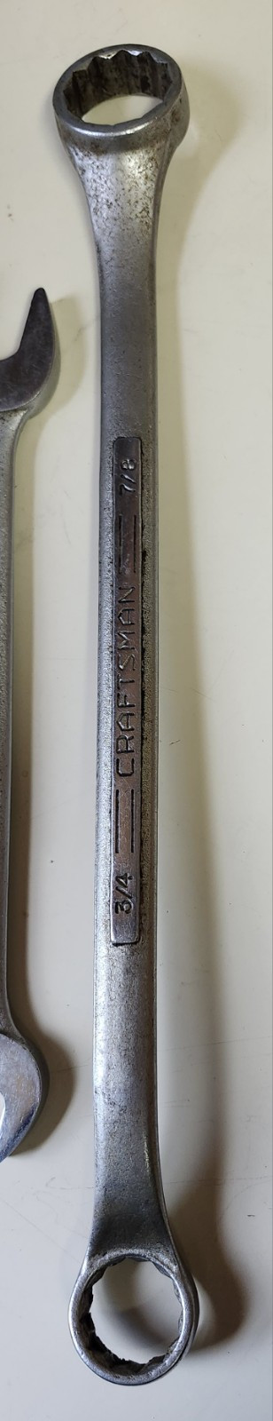 Vintage Craftsman Assorted 5 pc SAE Box Wrench Set =V= and -V- Made in USA