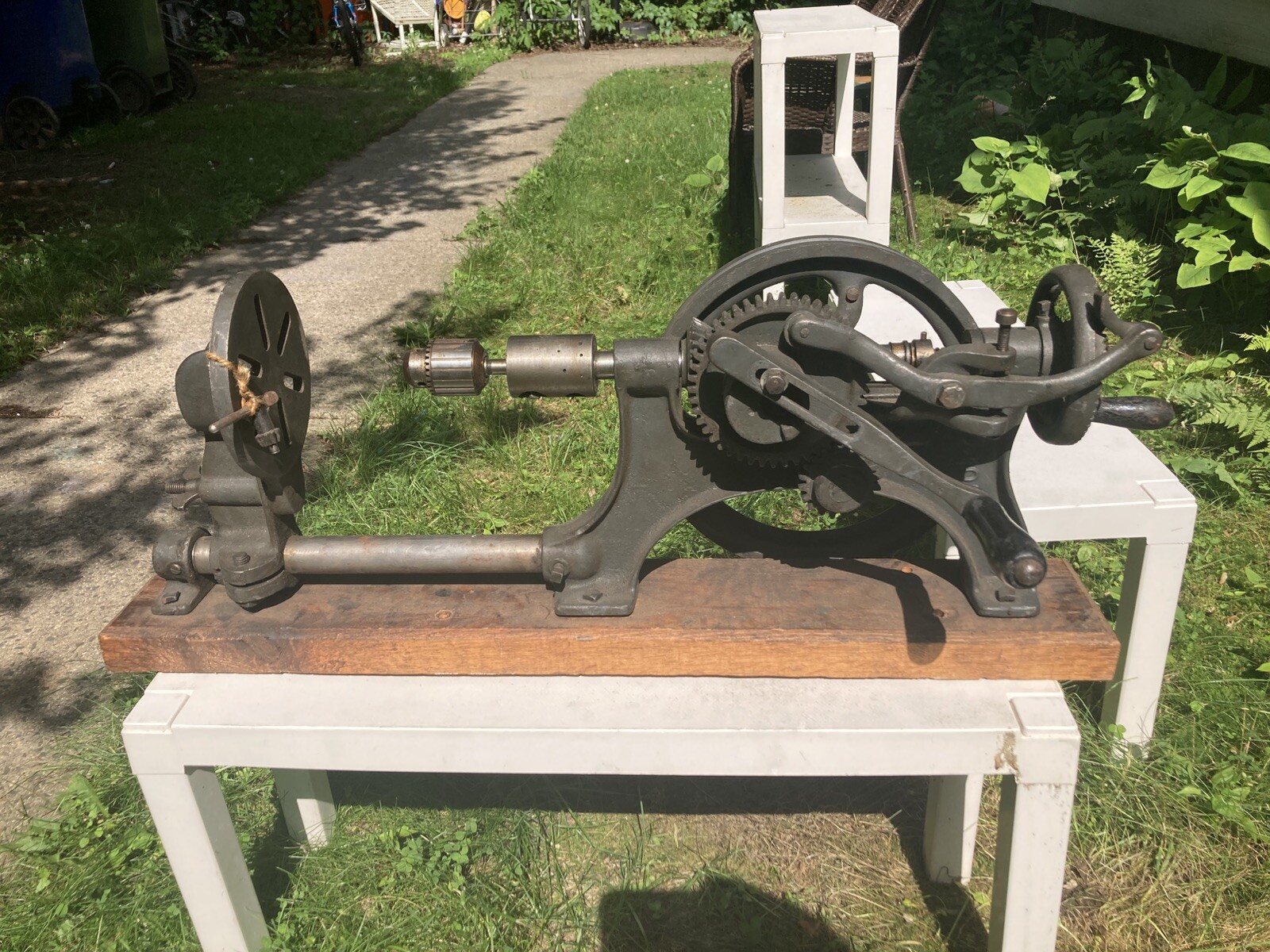 Clean Working Champion Blower & Forge Post Drill Press No. 101 Vtg Blacksmith