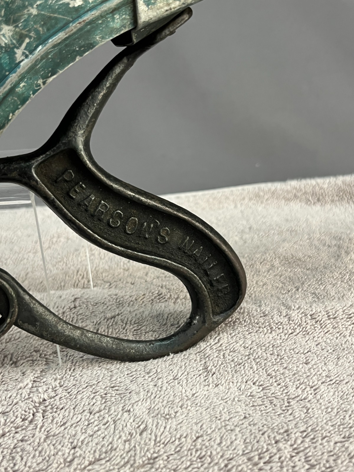 Antique Pearson’s Nailer Nail Gun Hammer Nailing Patented Tool Pat 1892 1908