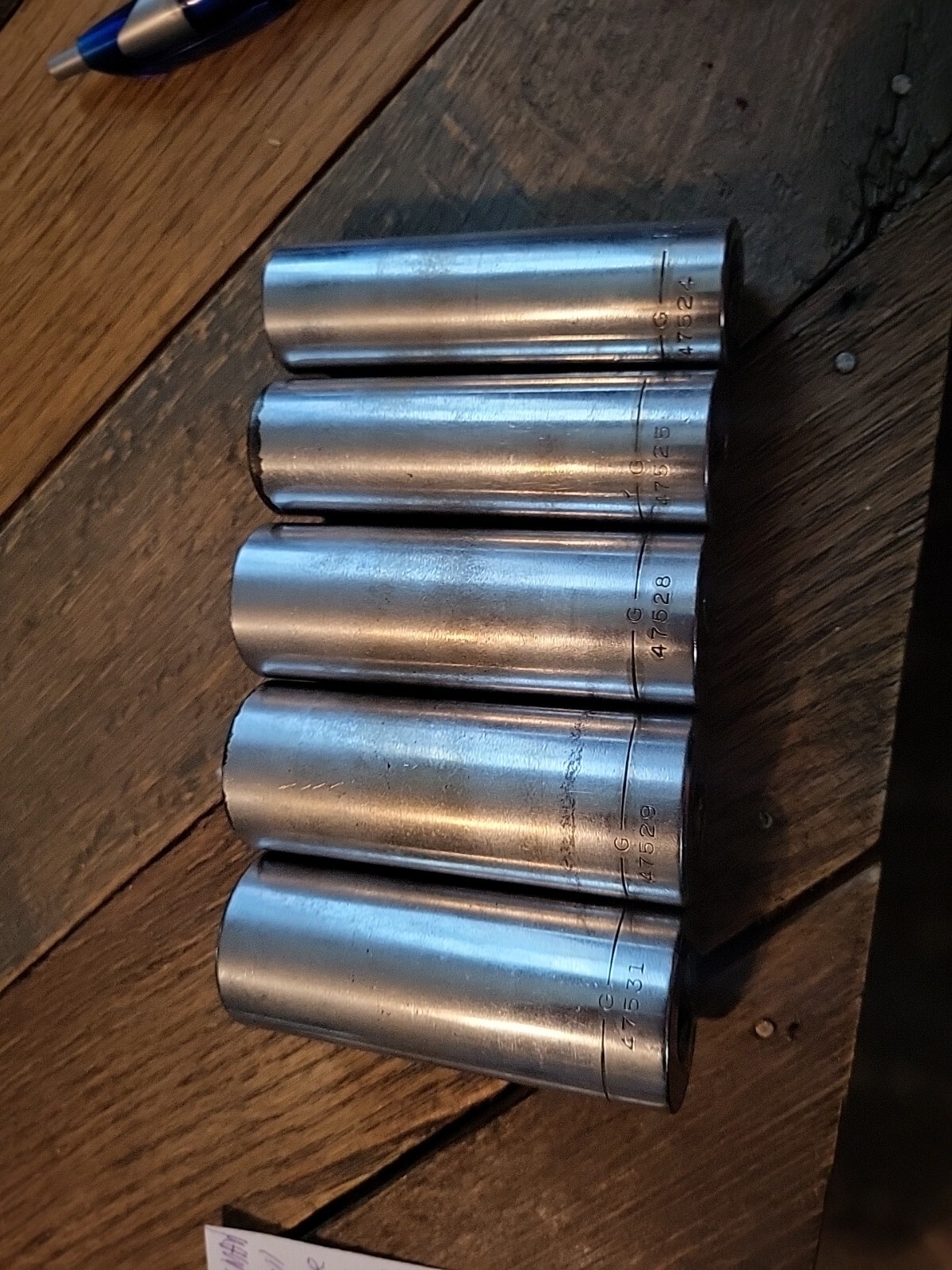 Craftsman 1/2″ Drive Deep Socket Set -G- 11/16″-1″ 47524,47525,47528,47529,47531