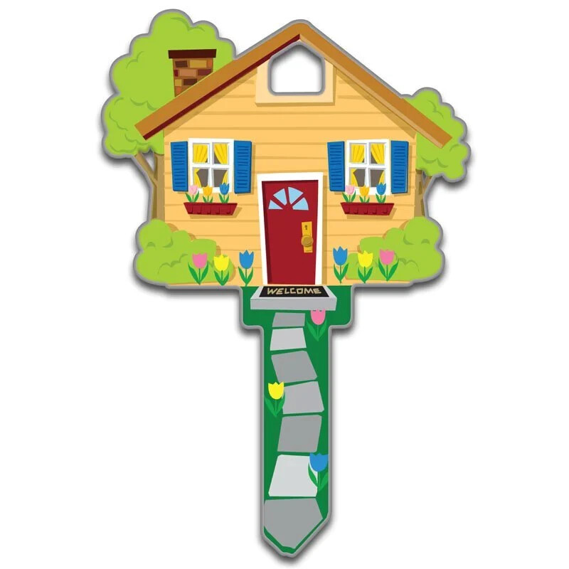 Home Key Shapes House Key Blank Kwikset KW1/KW10/KW11 Lucky Line